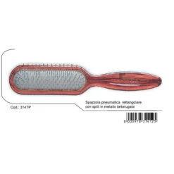 Guenzani Spazzola Superior Pneumatica Rettangolare Con Spilli In Metallo Tartarugata Art. 314TP