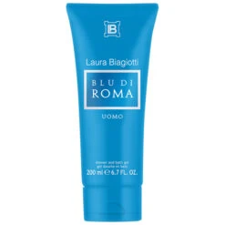 Laura Biagiotti Blu Di Roma Uomo Shower Gel Bagno Doccia 200 Ml