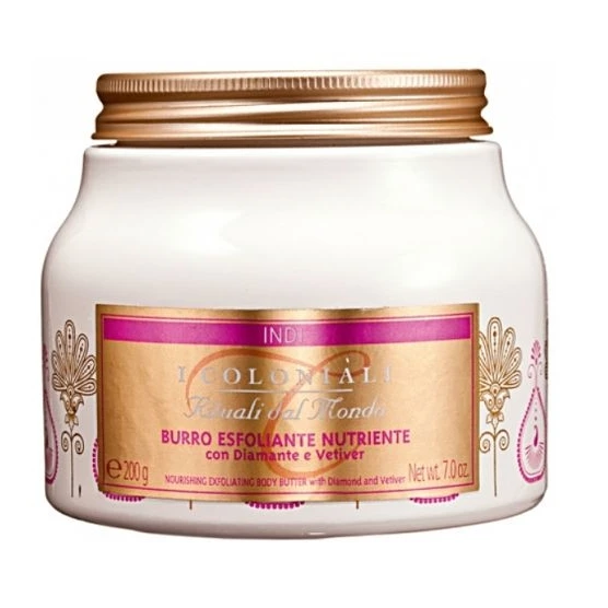 I Coloniali - Rituali Dal Mondo - Indi - Burro Esfoliante Nutriente Con Diamante E Vetiver 200 Ml 1 I Coloniali - Rituali Dal Mondo - Indi - Burro Esfoliante Nutriente Con Diamante E Vetiver 200 Ml